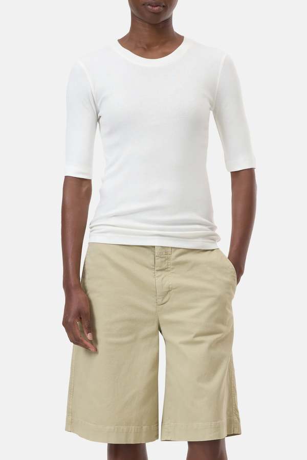 Closed Crew SS T-Shirt - Ivory