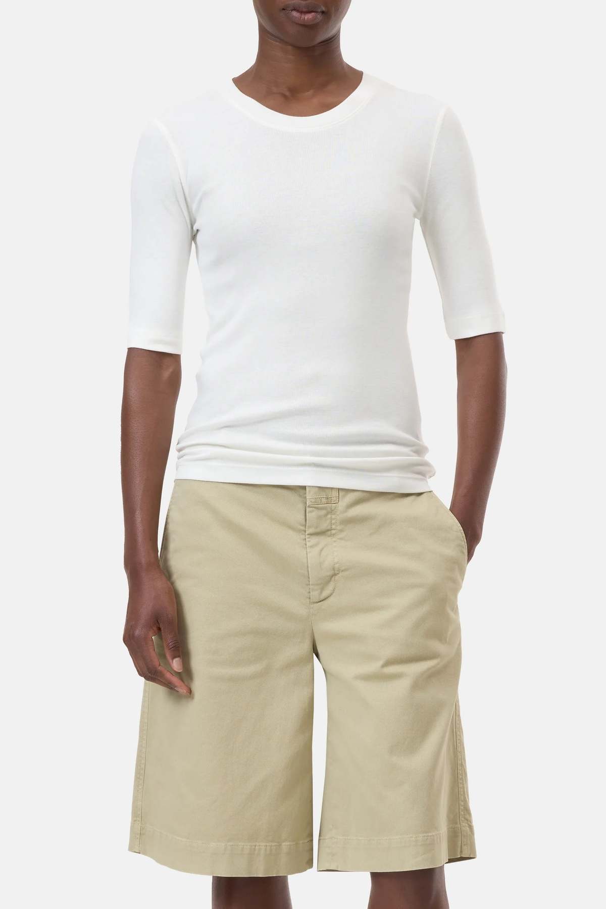 Closed Crew SS T-Shirt - Ivory - Image 2 of 3