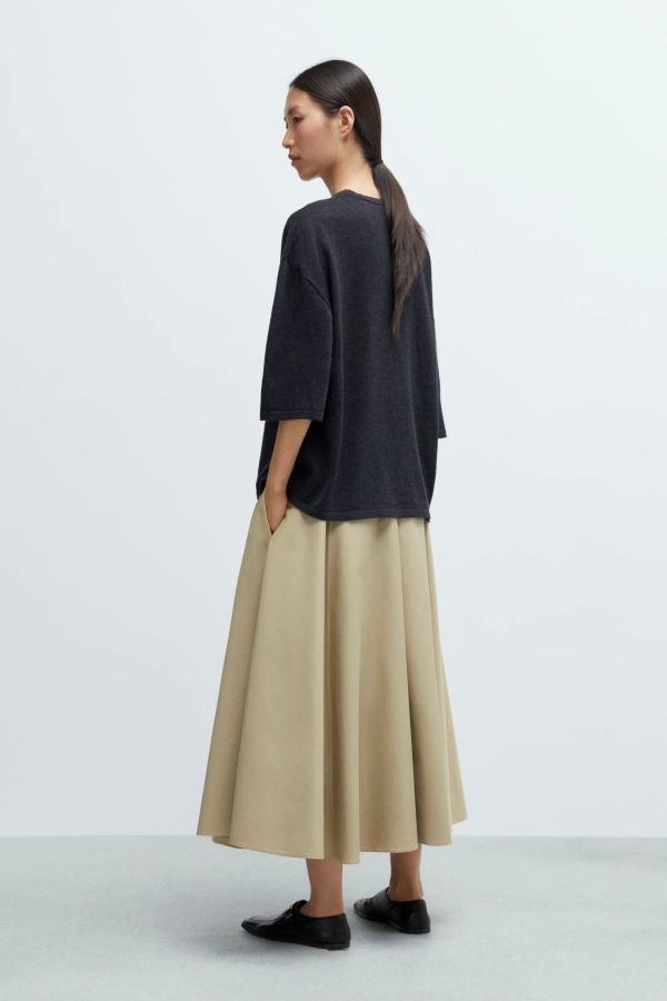 Cordera Merino Wool Oversized T-Shirt Top