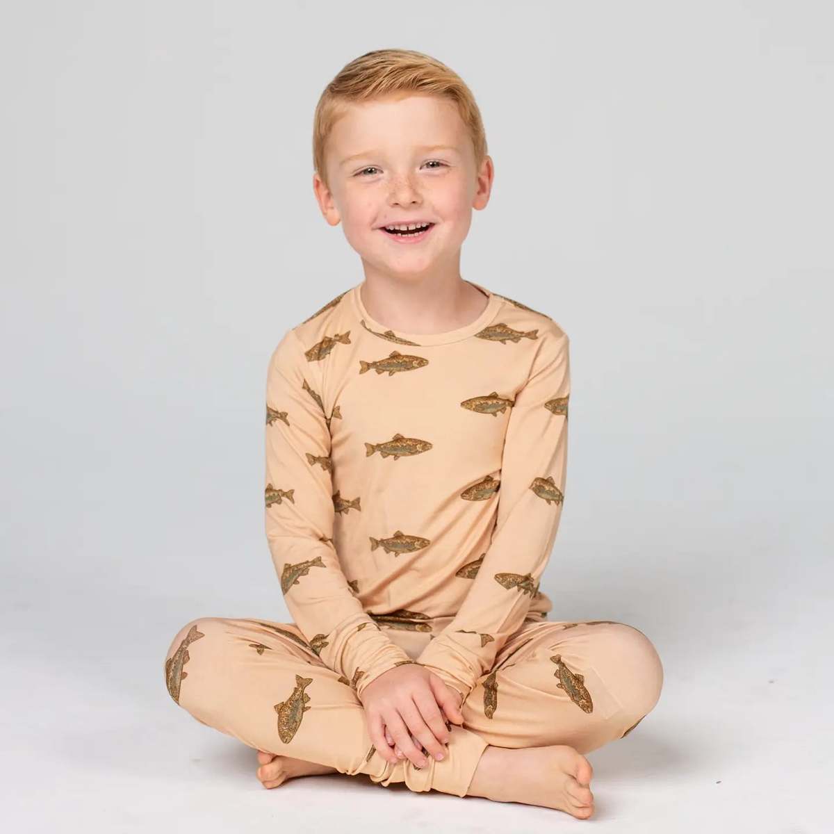 KIDS Willow & Co Long Sleeve Pajama Set - Image 1 of 2