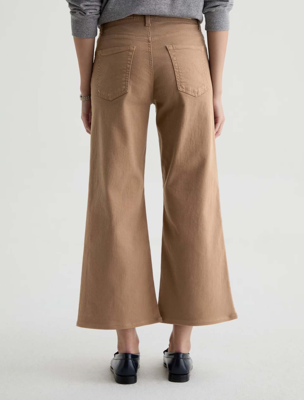 Adriano Goldschmied Saige Wide Leg Crop Jeans - Image 5 of 5