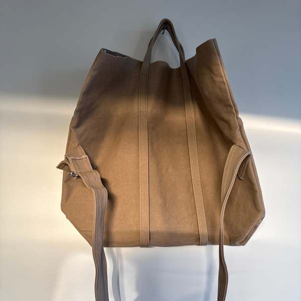 AMIACALVA Washed Canvas Messenger Bag