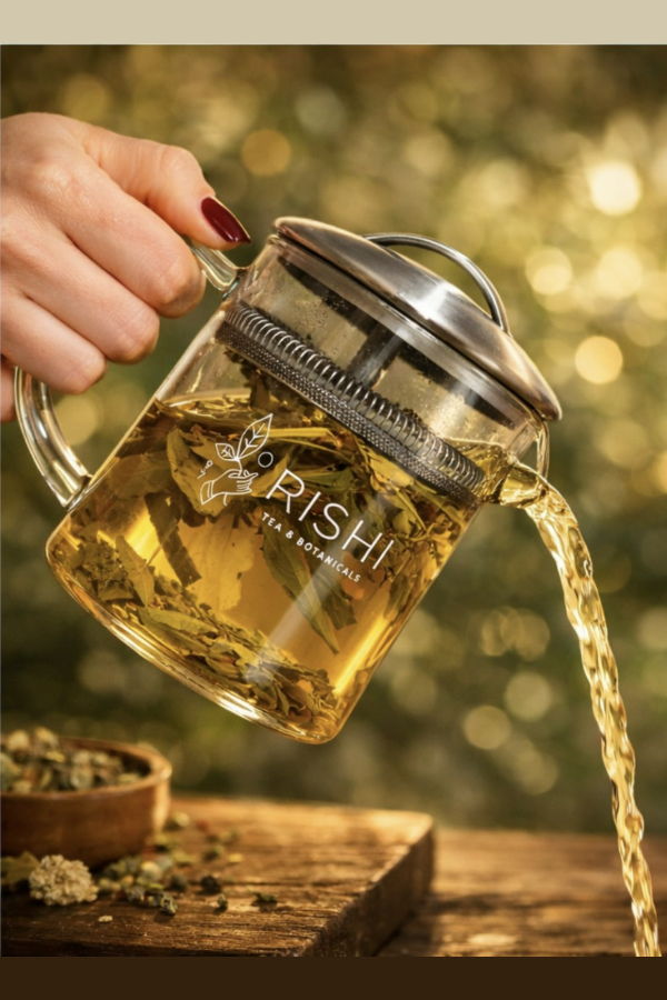 Rishi Tea & Botanicals Simple Brew Glass Teapot