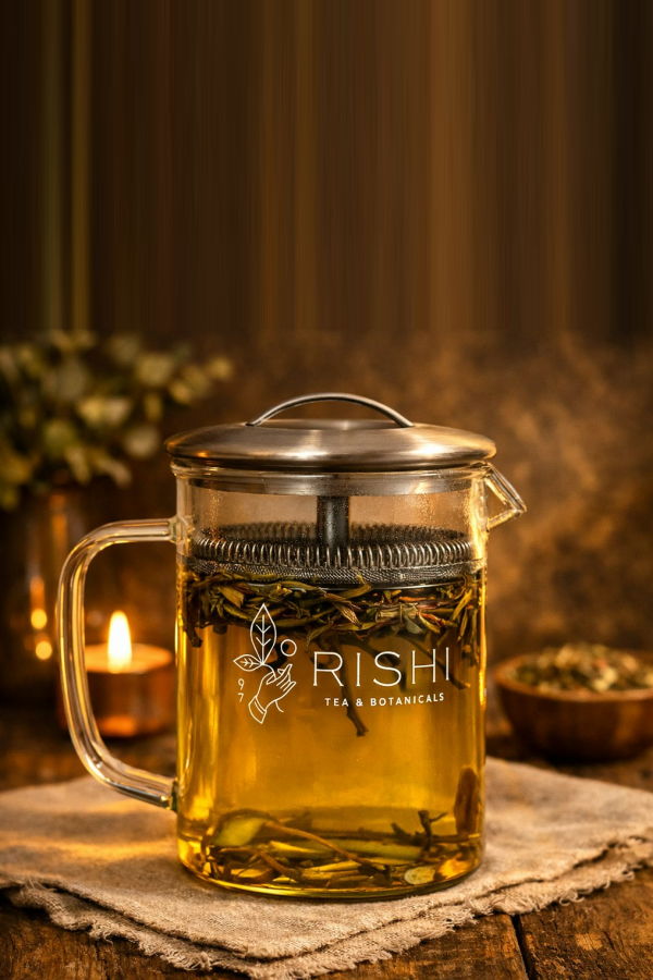 Rishi Tea & Botanicals Simple Brew Glass Teapot
