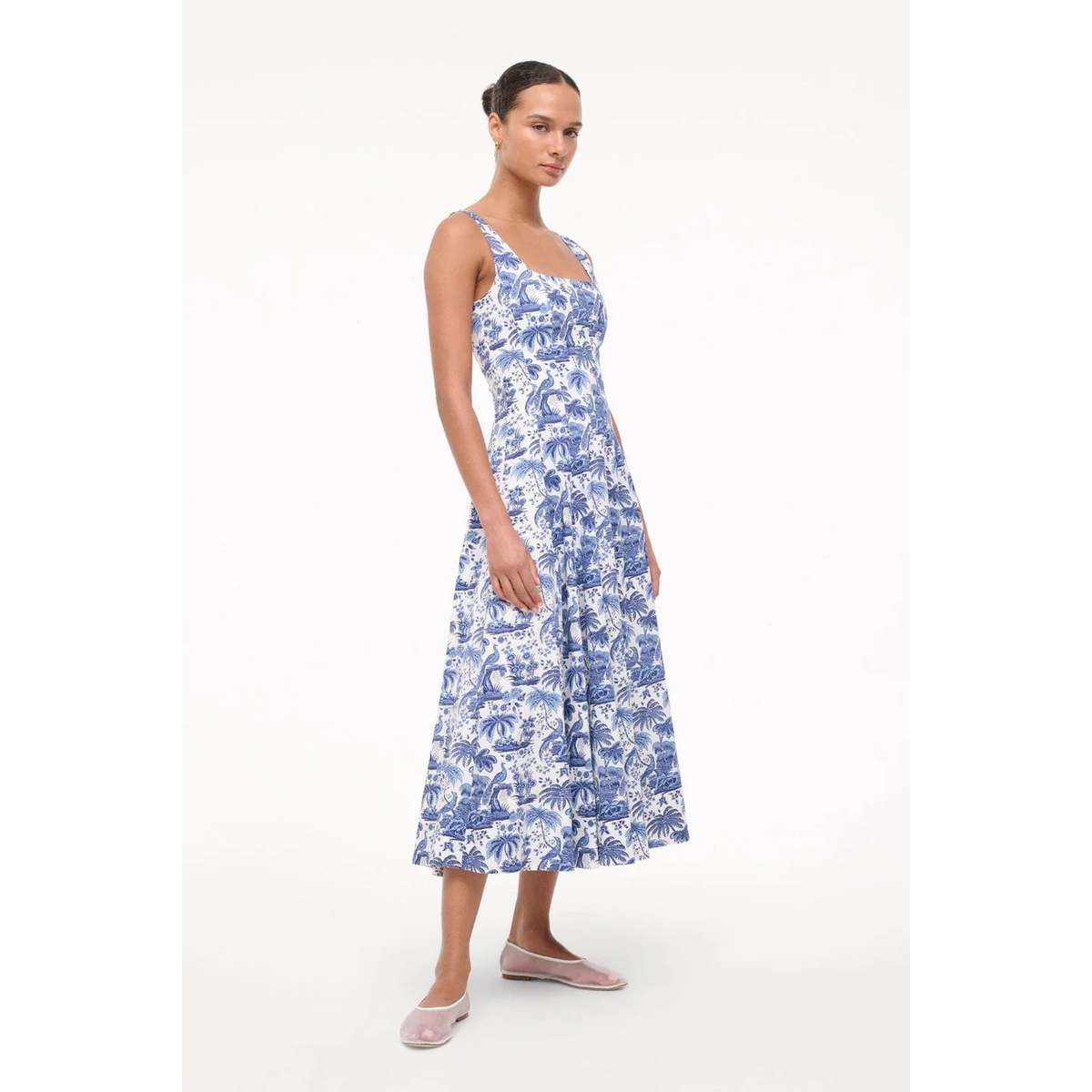 Staud Wells Dress - Sky Toile - Image 2 of 5