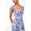 Staud Wells Dress - Sky Toile - Thumbnail 3