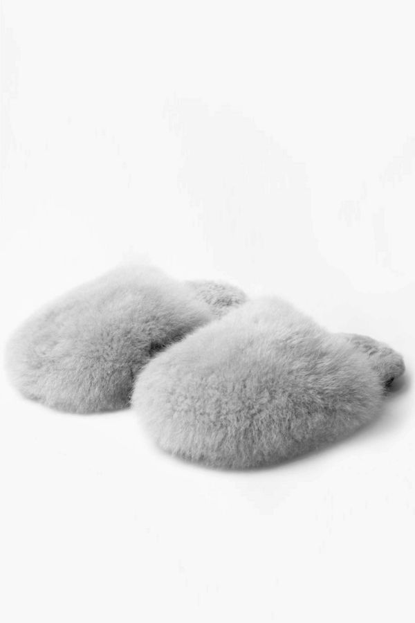 Studio Minimale Alpaca Fur Slippers