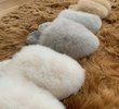 Studio Minimale Alpaca Fur Slippers - Thumbnail 3