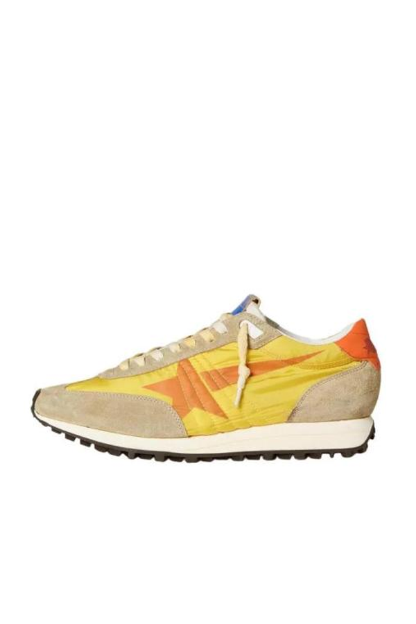 Golden Goose Marathon Sneakers - Yellow Grey Orange