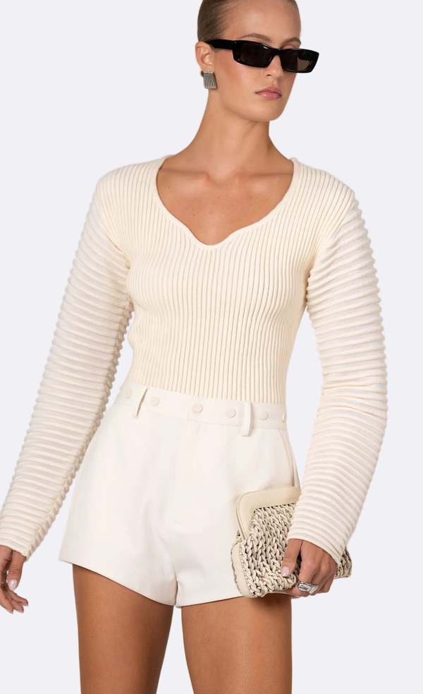 Nonchalant Label Milan Sweater - Vanilla