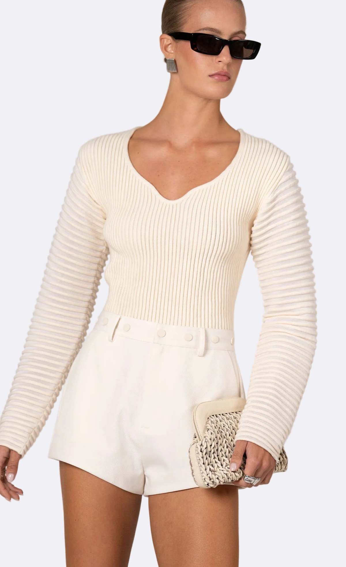 Nonchalant Label Milan Sweater - Vanilla - Image 1 of 7