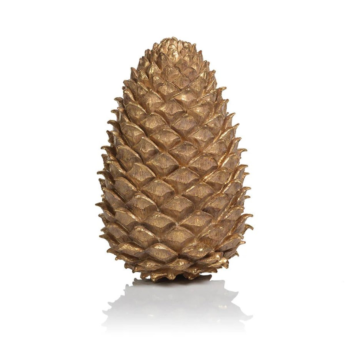 Zodax Golden Decorative Pine Cone Decorative Accessory - Image 2 of 3
