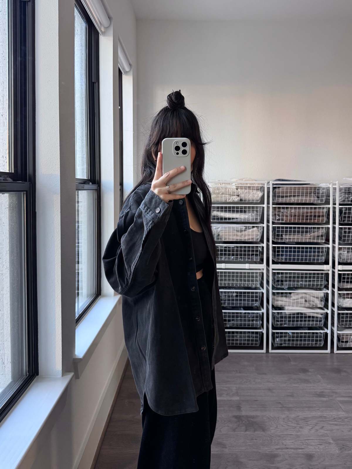 Le Bon Shoppe Theo Heavy Denim Jacket - Image 1 of 15