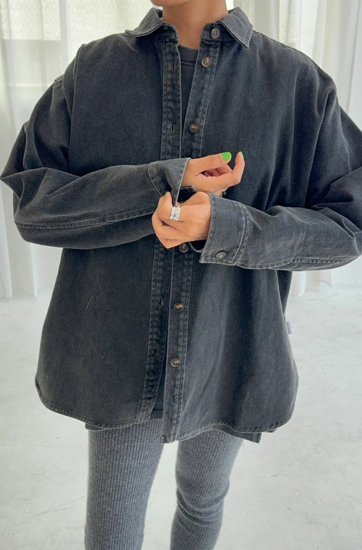 Le Bon Shoppe Theo Heavy Denim Jacket - Image 15 of 15