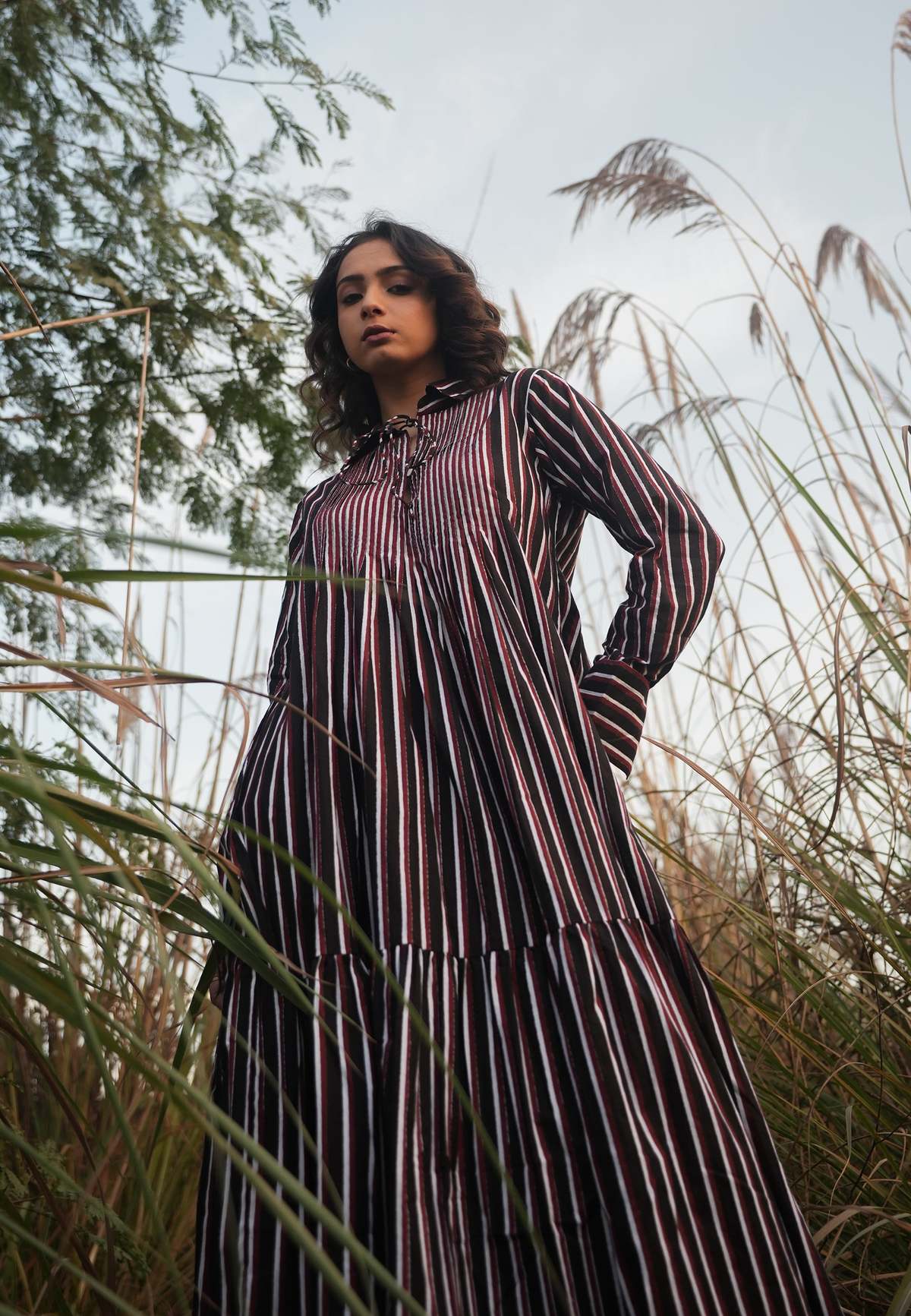 IKKIVI Akari Striped Dress - Image 2 of 7