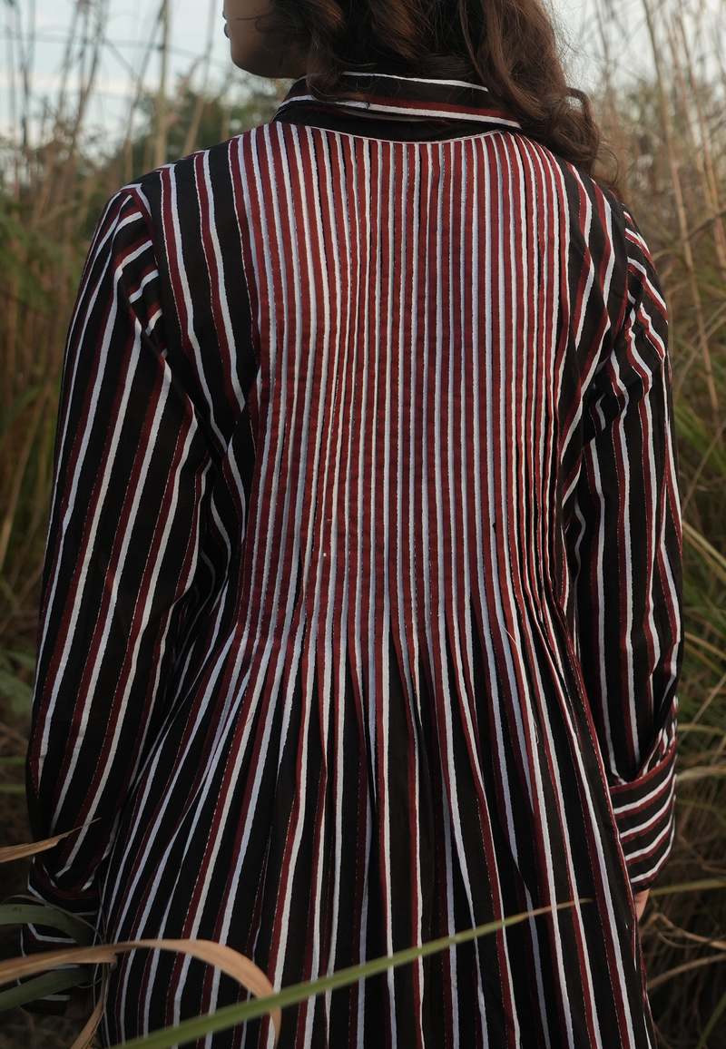IKKIVI Akari Striped Dress