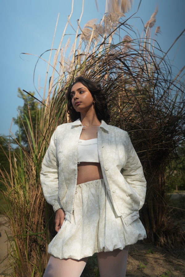 IKKIVI Mohu Bomber Jacket - Off-White