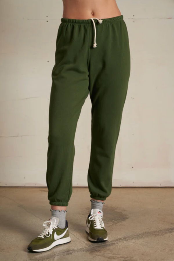 PERFECTWHITETEE Johnny French Terry Jogger Sweatpants - Fern Green