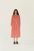 Runaway Bicycle Saul Dress - Red/Beige Stripe - Thumbnail 1