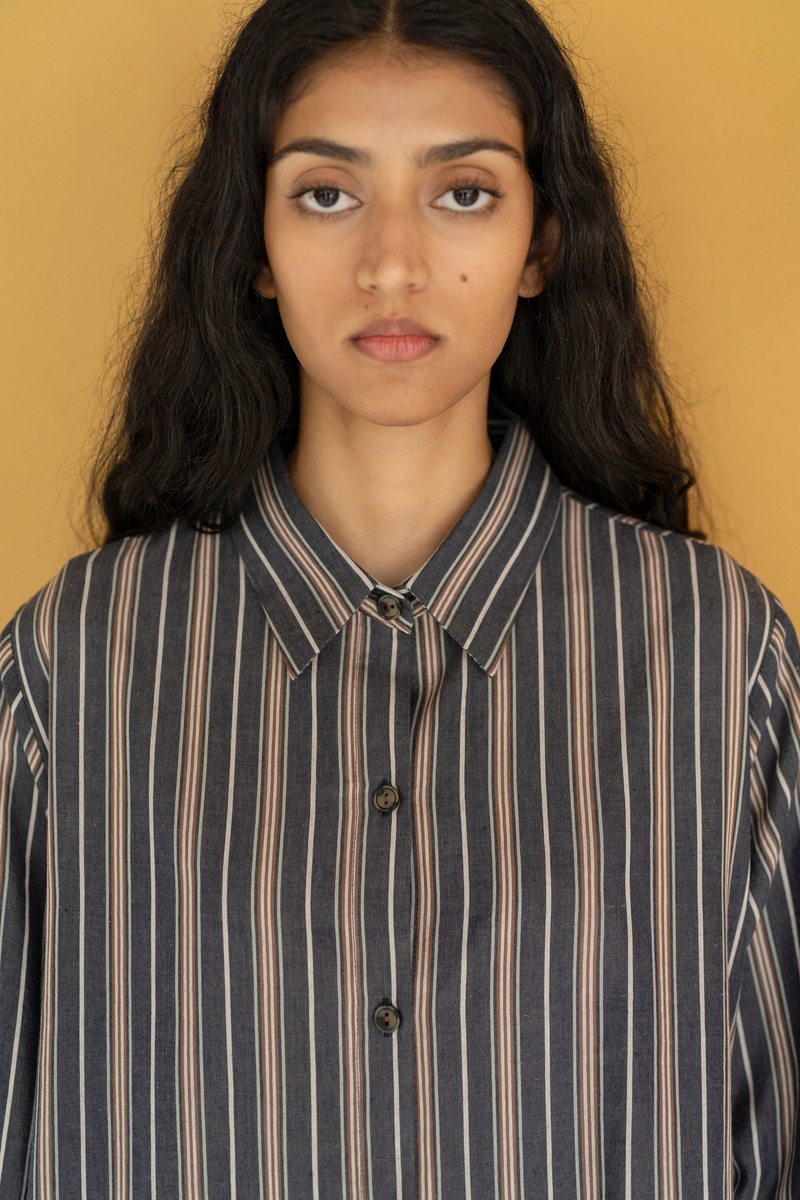 Runaway Bicycle Saul Dress - Indigo