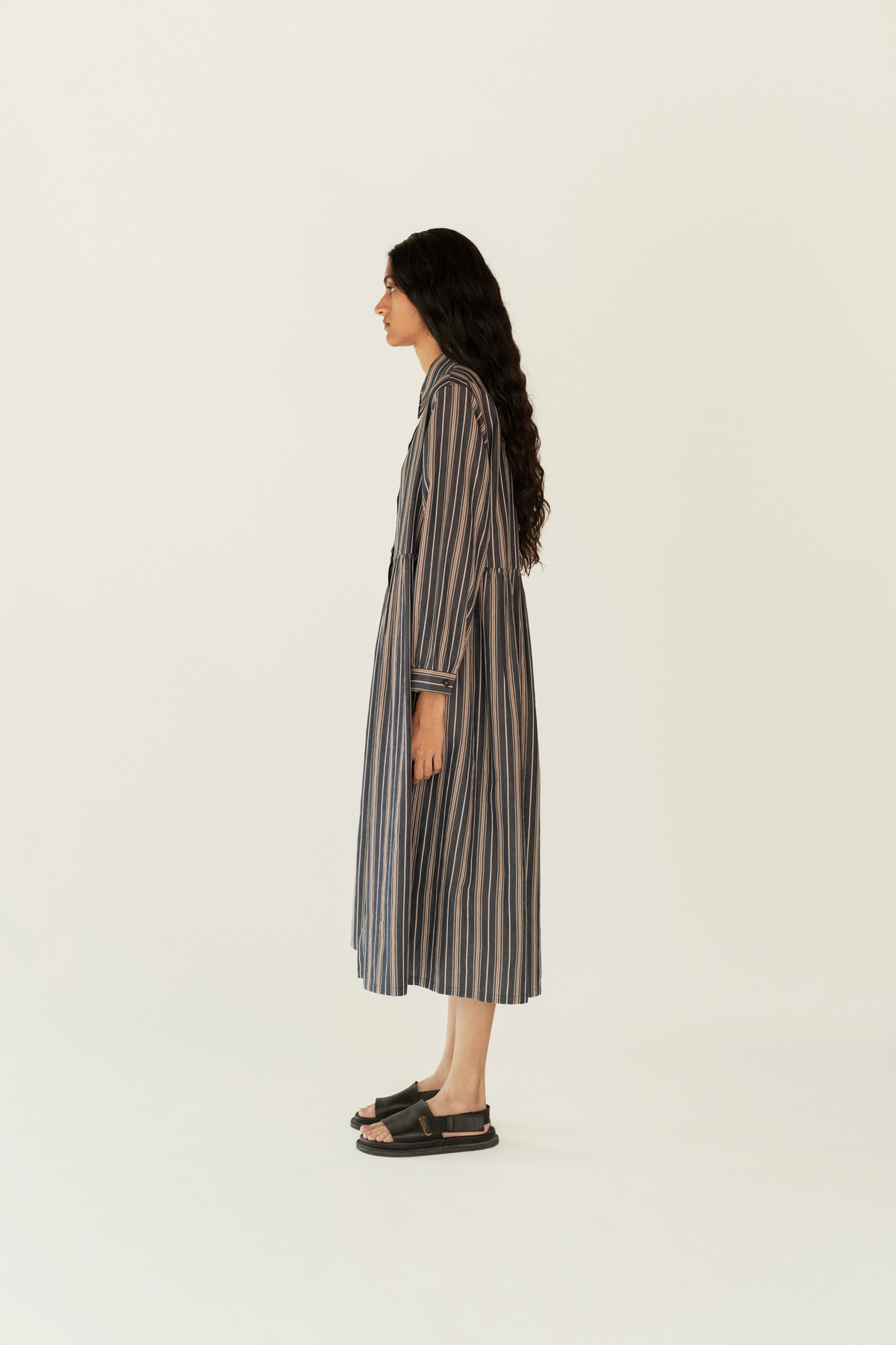 Runaway Bicycle Saul Dress - Indigo - Image 2 of 4
