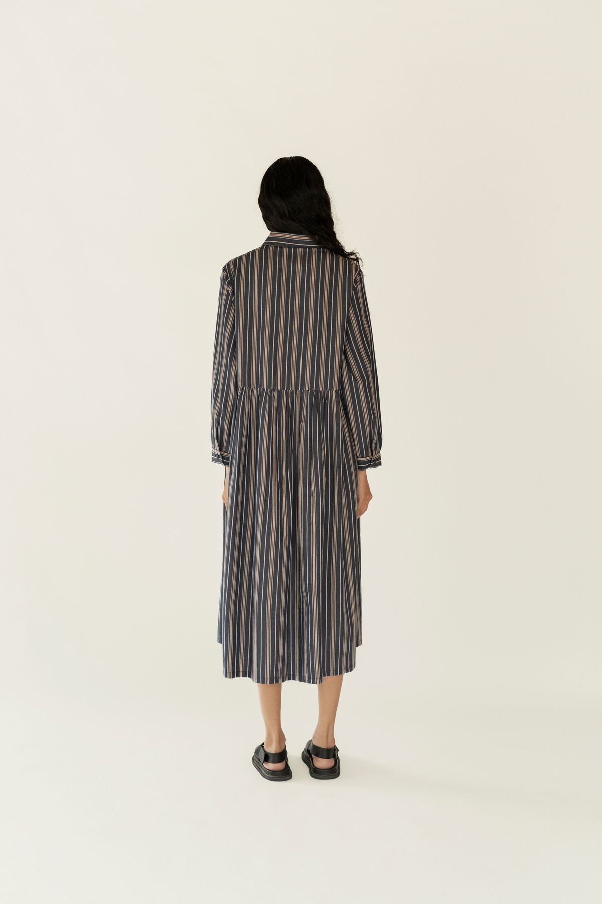 Runaway Bicycle Saul Dress - Indigo - Image 3 of 4