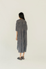 Runaway Bicycle Irene Dress - Indigo/White Stripe - Thumbnail 3