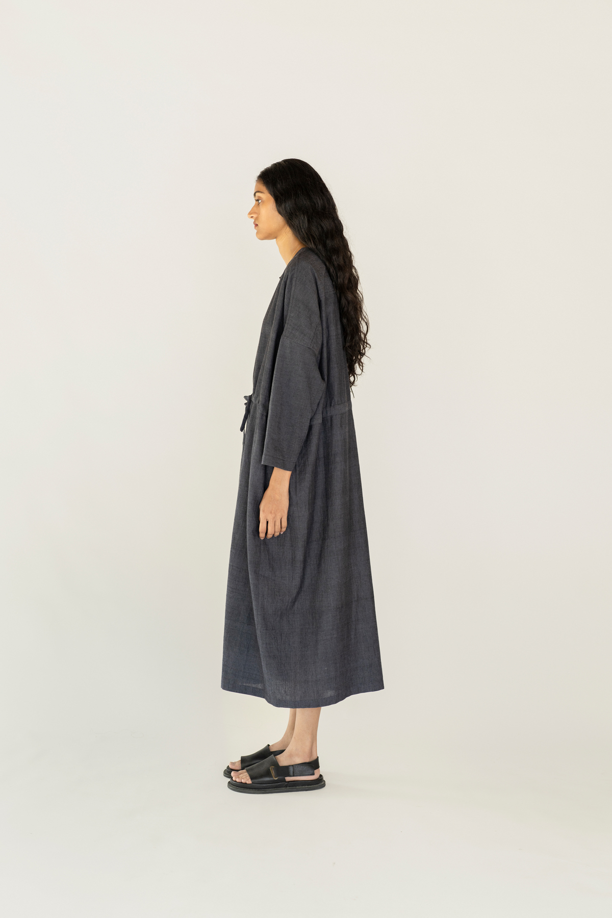 Runaway Bicycle Anya Dress - Charcoal - Image 3 of 4