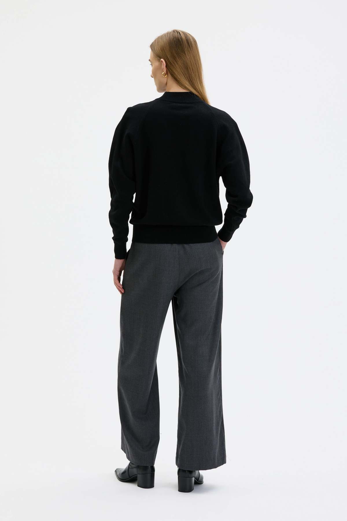 Maska Adila Raglan Cashmere Sweater - Black - Image 2 of 4