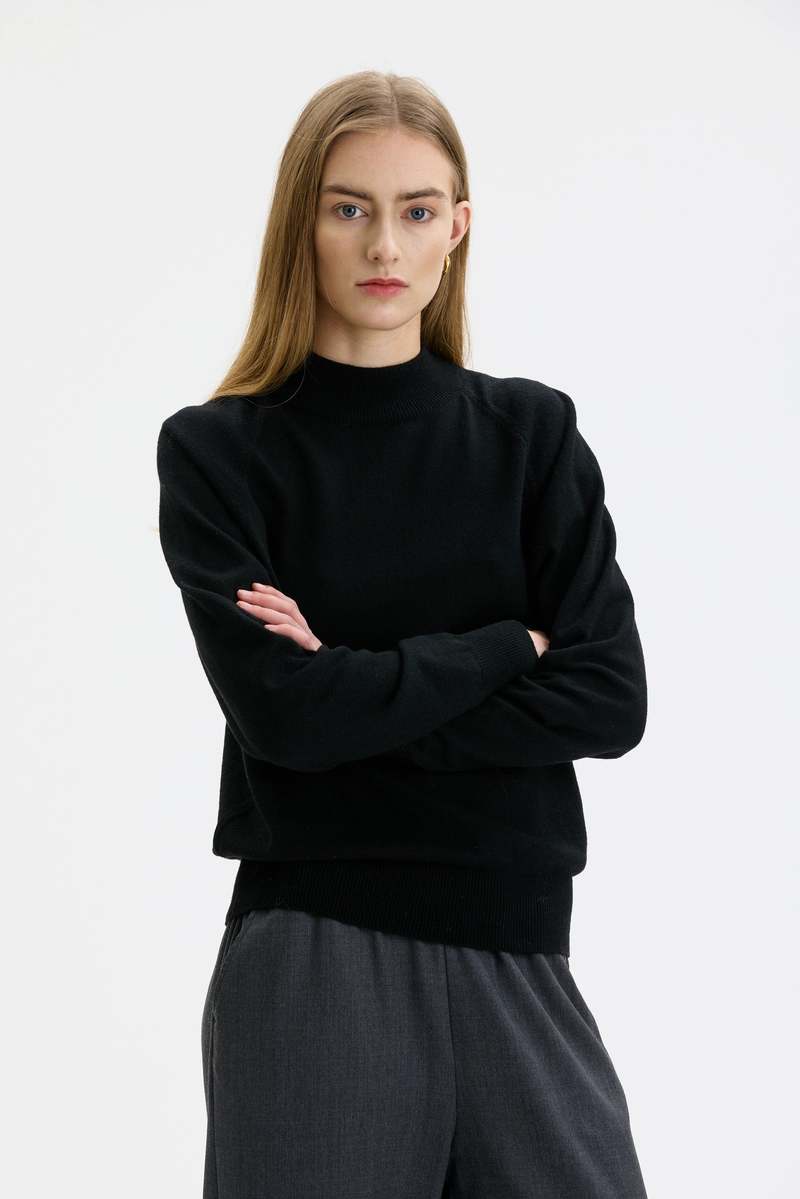 Maska Adila Raglan Cashmere Sweater - Black