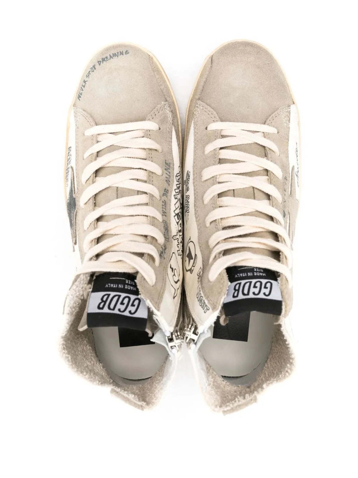 Golden Goose Francy with Lettering Sneakers - Image 4 of 4
