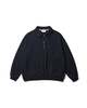 Anglan Boxing Pocket Collar Sweatshirt - Navy - Thumbnail 1