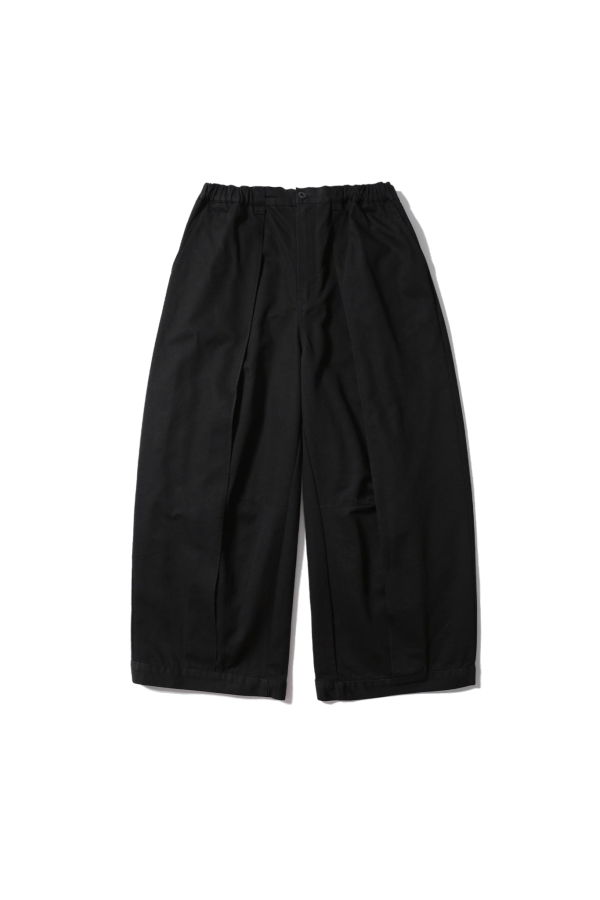 Anglan Deep Tuck Wide Chino Pants