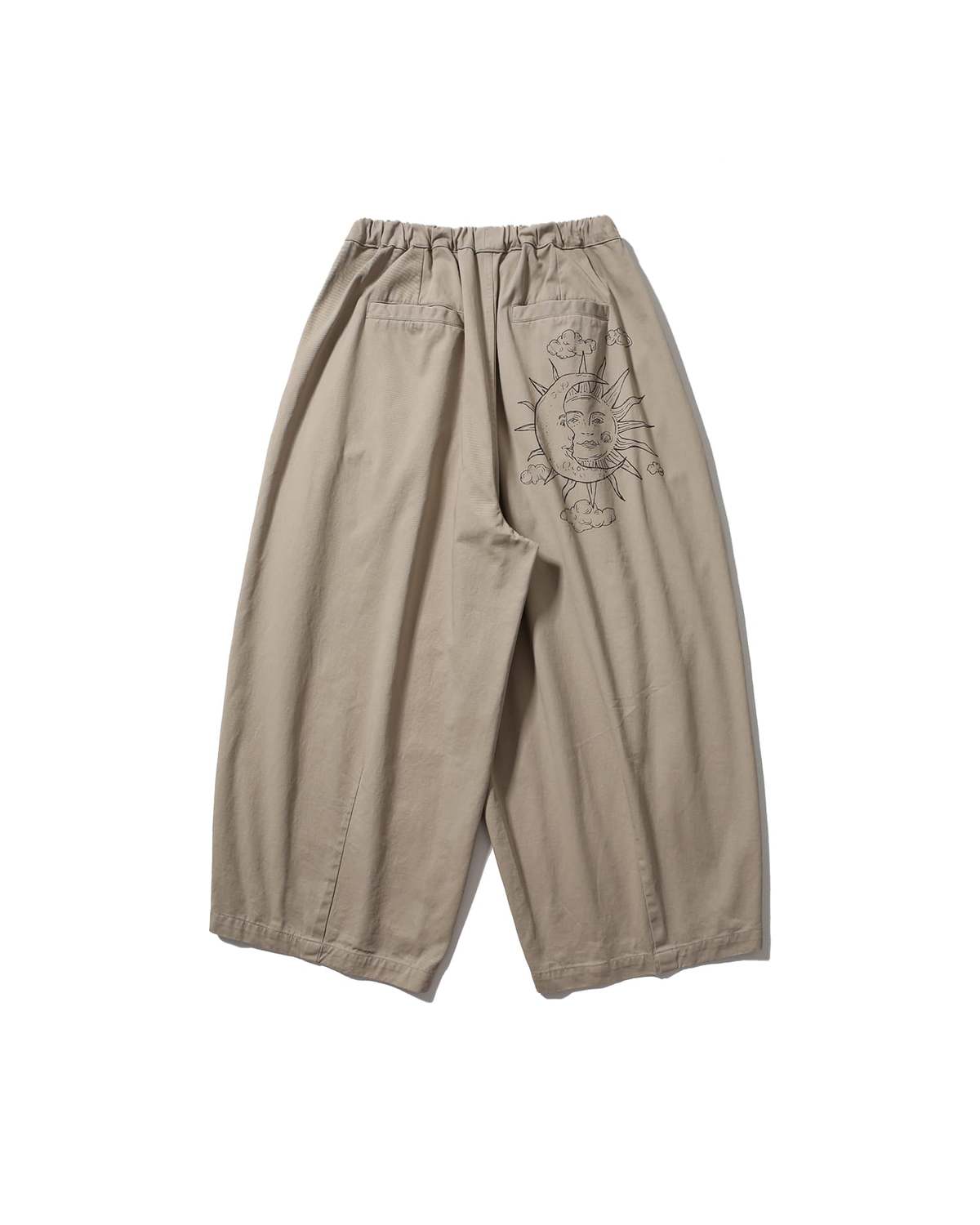 Anglan Painting Balloon Chino Pants - Beige - Image 2 of 12