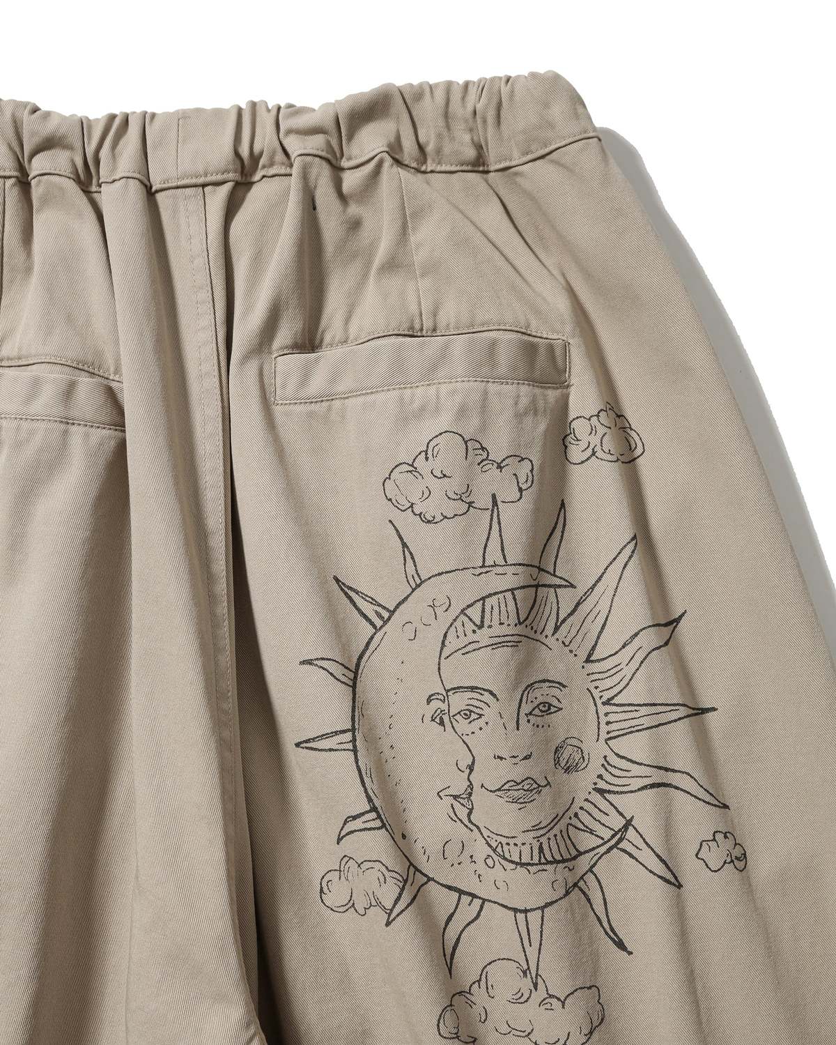Anglan Painting Balloon Chino Pants - Beige - Image 6 of 12