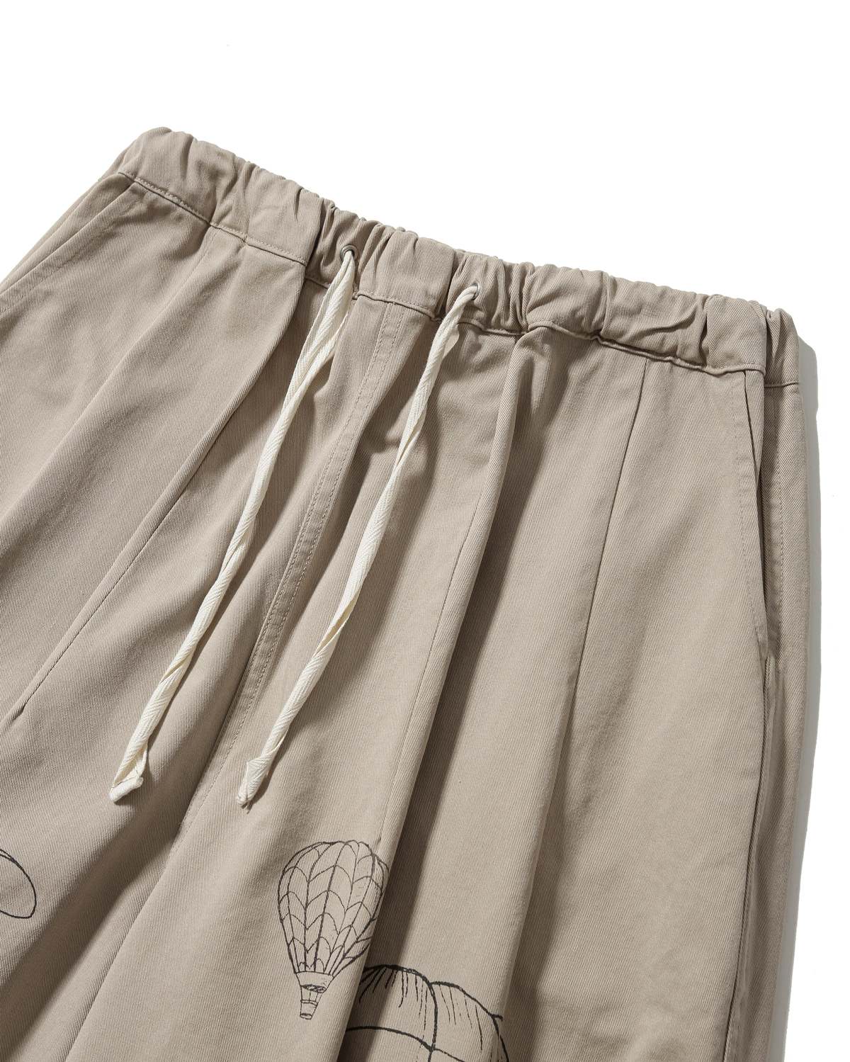 Anglan Painting Balloon Chino Pants - Beige - Image 7 of 12