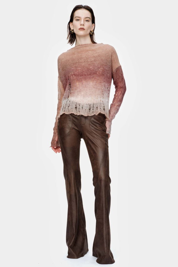 Oude Waag Degrade Mohair Knit Top
