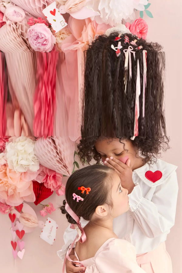 Kids meri meri Valentine's Bow Hair Clips
