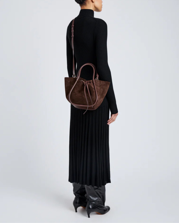 Proenza Schouler Small Ruched Tote - Chocolate