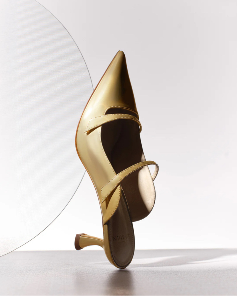 Alexandre Birman Tita Mule 60 Heels - Yellow