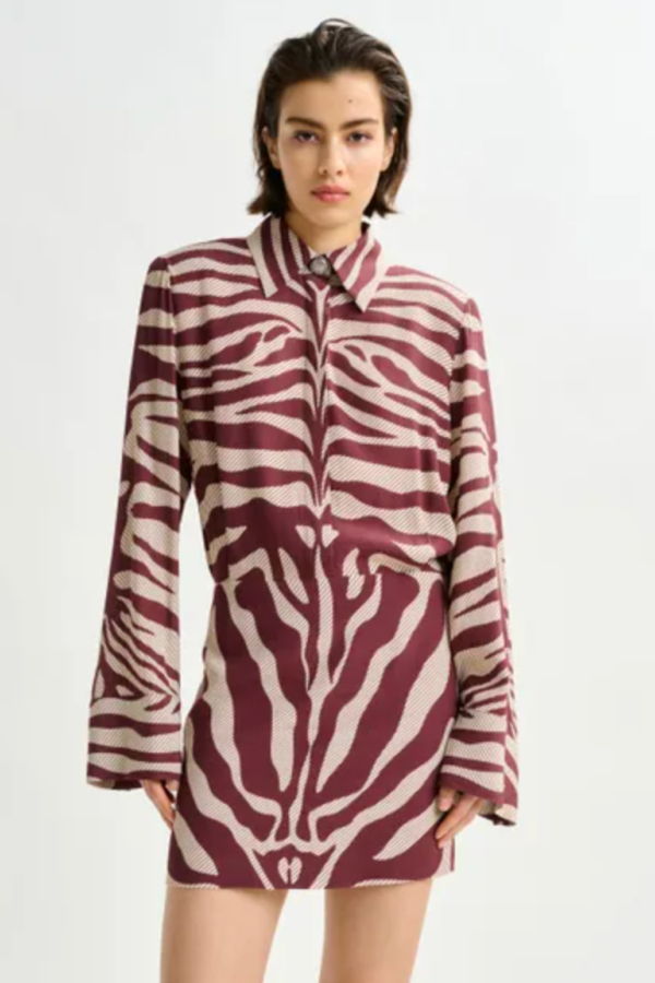 Essentiel Antwerp ISniper Printed Mini Dress