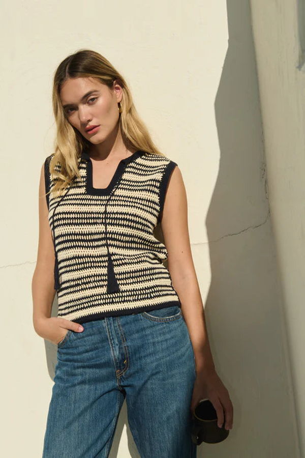 Nation Ltd Priscilla Crochet Tank