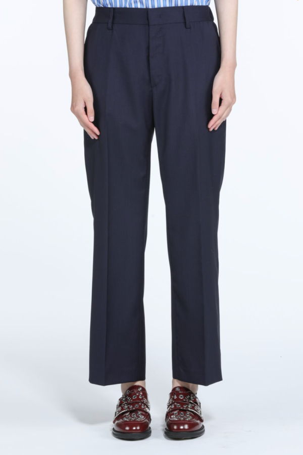 No21 Elastic Pleat Trousers - Blue