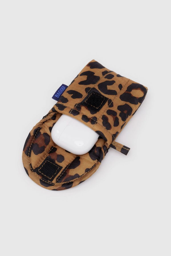 BAGGU Puffy Earbuds Case - Leopard