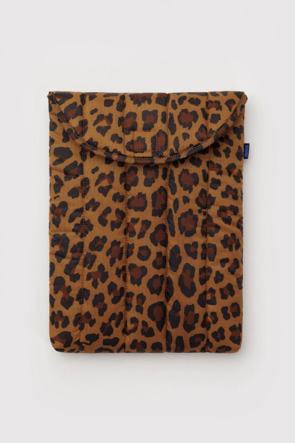 BAGGU Puffy Laptop Sleeve 13"/14" - Leopard