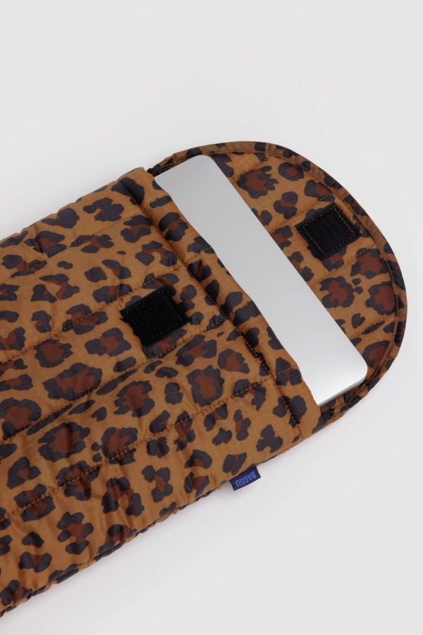 BAGGU Puffy Laptop Sleeve 13"/14" - Leopard