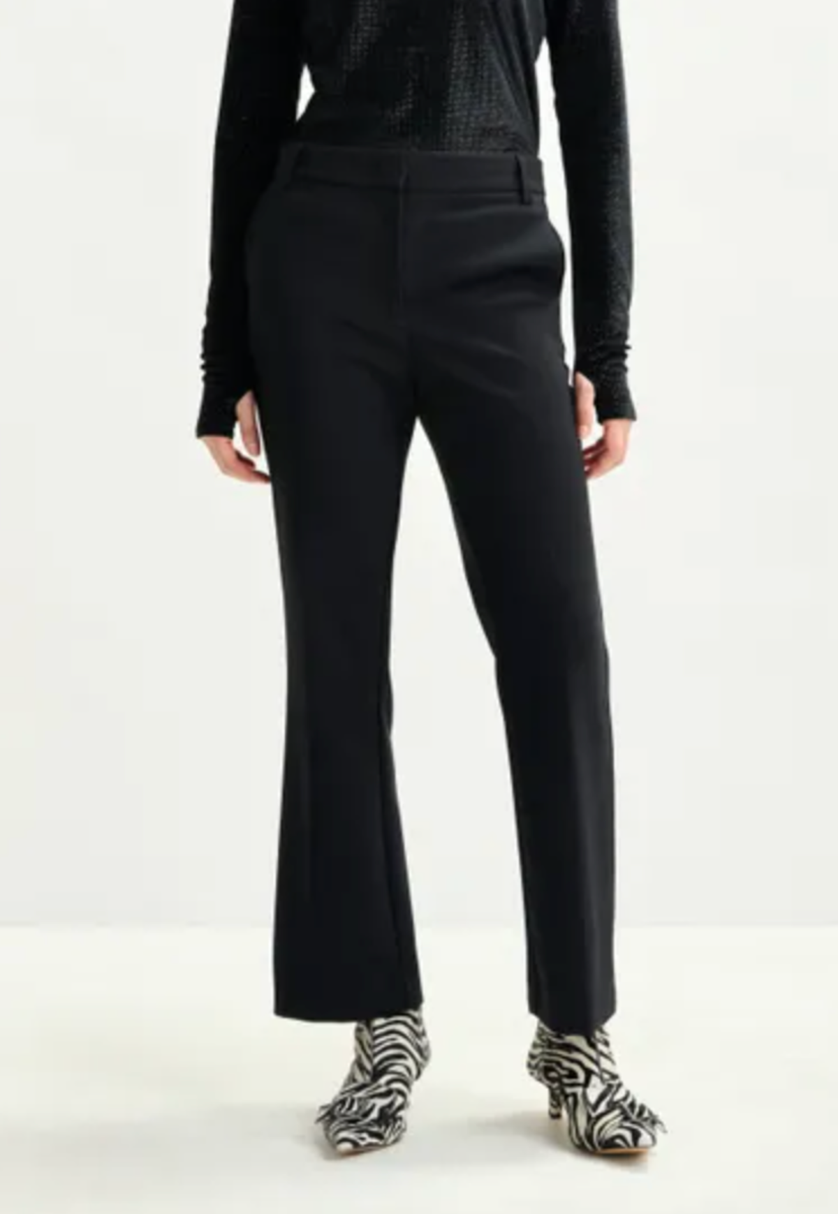 Essentiel Antwerp Ibell Rhinestone Tap Pant - Black - Image 3 of 6