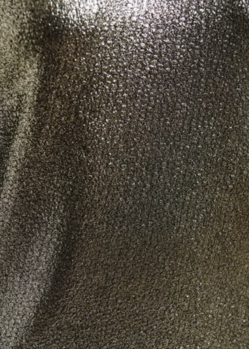 Essentiel Antwerp Ilevate Metallic Jersey Turtleneck Top - Silver