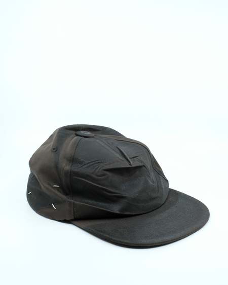 b.eautiful b.E Hat - Black Denim/Off White | Garmentory