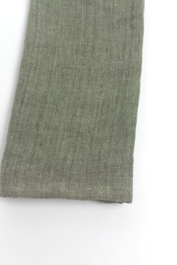 Creative Women S/4 Stone Washed Linen Hemmed Dinner Napkins